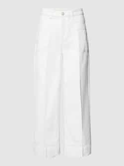 RAFFAELLO ROSSI Wide leg jeans met persplooien model 'MIRU'