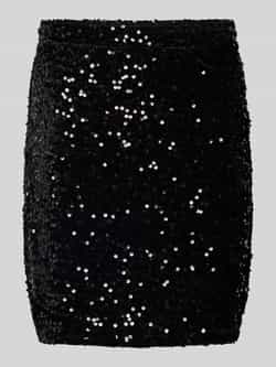 Pieces Nauwsluitende minirok met pailletten model 'KAM'