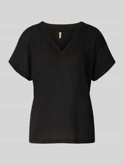Soyaconcept T-shirt met V-hals model 'Delia'