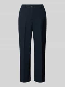 Opus Stoffen broek met bandplooien model 'Morella'