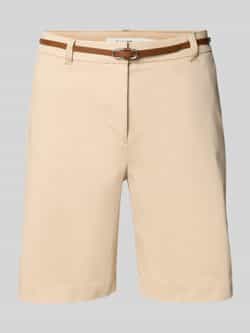 B.Young Regular fit bermuda met riem model 'Days'