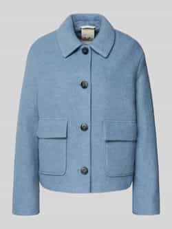 Fuchs Schmitt Wollen jack met platte kraag