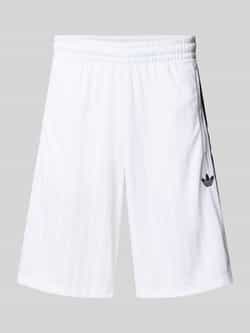 Adidas Originals Korte broek met labelstitching en steekzakken