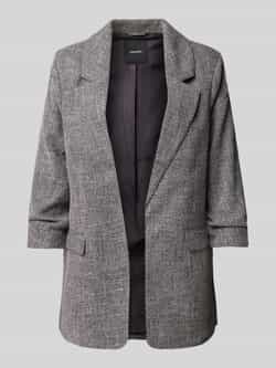 Vero Moda Regular fit lange blazer met plooien model 'FRIDA'
