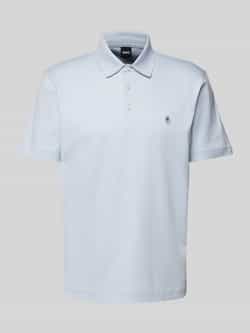 Boss Regular fit poloshirt met labelbadge model 'Parris'
