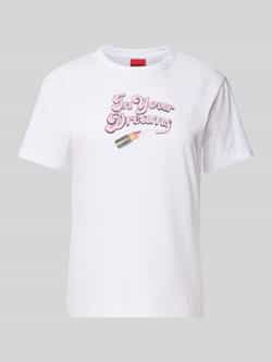 HUGO T-shirt met ronde hals model 'Damacia'