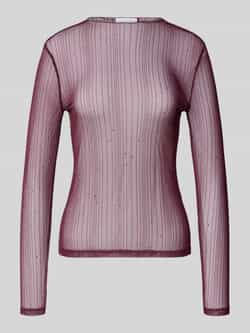 Vila Shirt met lange mouwen in semi-transparant design model 'TURNO'