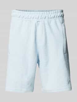Pegador Korte regular fit broek met structuurmotief model 'LIBCO'