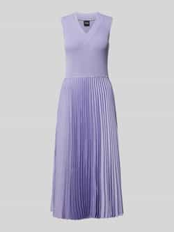 Boss Midi-jurk met plissévouwen model 'Farara'