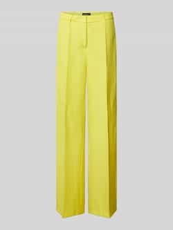 CAMBIO Regular fit broek met linnen model 'ALVA'