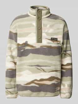 Columbia Pullover van teddybont met ritszak model 'HELVETIA'
