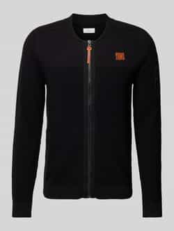 S.Oliver RED LABEL Regular fit gebreid jack van puur katoen
