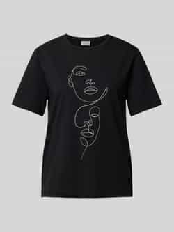 Vila T-shirt met ronde hals model 'COLBA'