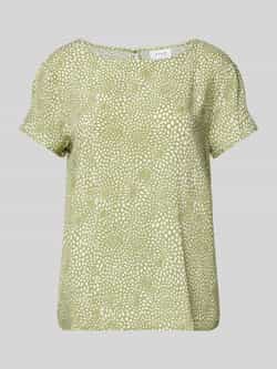 Vila Regular fit blouseshirt van viscose met ronde hals
