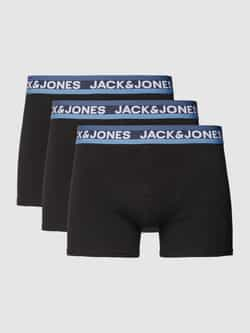 jack & jones Boxershort met elastische band met label in een set van 5 stuks model 'DNA'