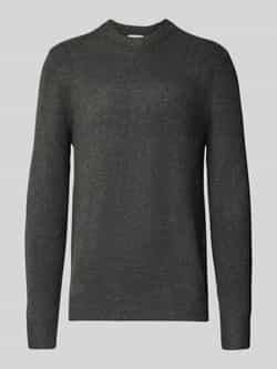 Casual friday Regular fit gebreide pullover met ronde hals model 'Heine'