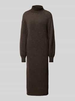 My Essential Wardrobe Delicioso Melange Gebreide Jurk Brown Dames