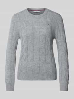 Tommy Hilfiger Regular fit gebreide pullover van pure wol