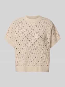 Comma Gebreid shirt met ronde hals