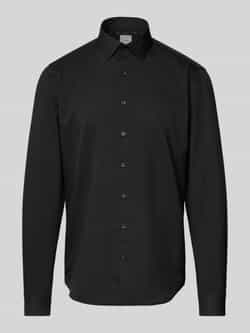 CK Calvin Klein Slim fit zakelijk overhemd met labelstitching model 'Bari'