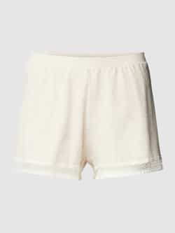 Sloggi Sweatshorts met kant model 'Go Ribbed'