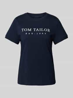 Tom Tailor T-shirt met labelstitching