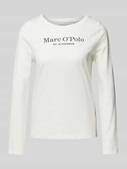 Marc O'Polo Shirt met lange mouwen en labelprint