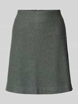MARC O POLO Shaped fit wollen minirok van gevold materiaal