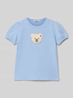 Steiff T-shirt met motiefpatch
