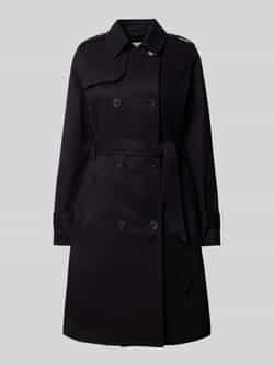 S.Oliver Vrouwelijke Trenchcoat voor stijlvolle avonturen Black Dames