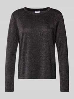 Jake*s Casual Longsleeve met ronde hals