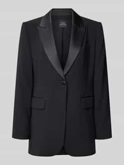 Armani Exchange Klassieke Zwarte Blazer Black Dames