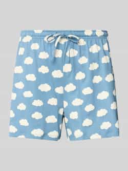 Jake*s Casual Pyjamabroek met elastische band en tunnelkoord