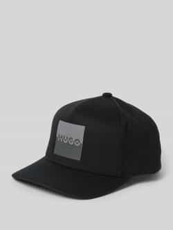 HUGO Baseballpet met labelprint model 'Marsel'