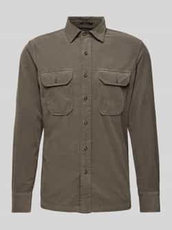 Replay Regular fit vrijetijdsoverhemd met borstzakken model 'CORDUROY'