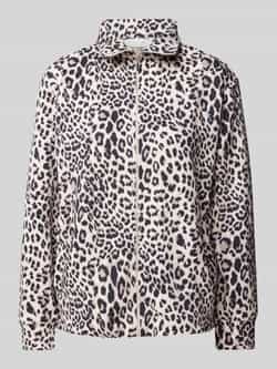 Christian Berg Woman Sweatjack met dierenprint