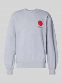 Edwin Sweatshirt met motiefprint model 'JAPANESE SUN'