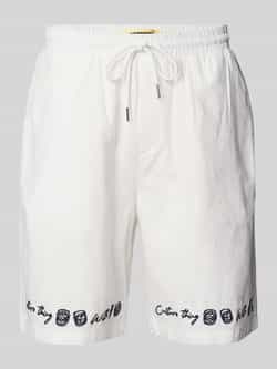 WOODBIRD Korte broek met elastische band model 'MING'