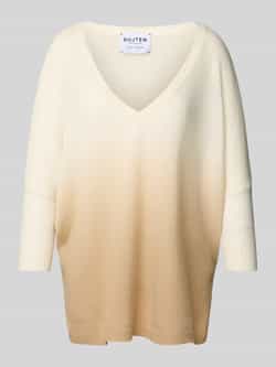 Kujten Oversized gebreide pullover met V-hals model 'MINIE'