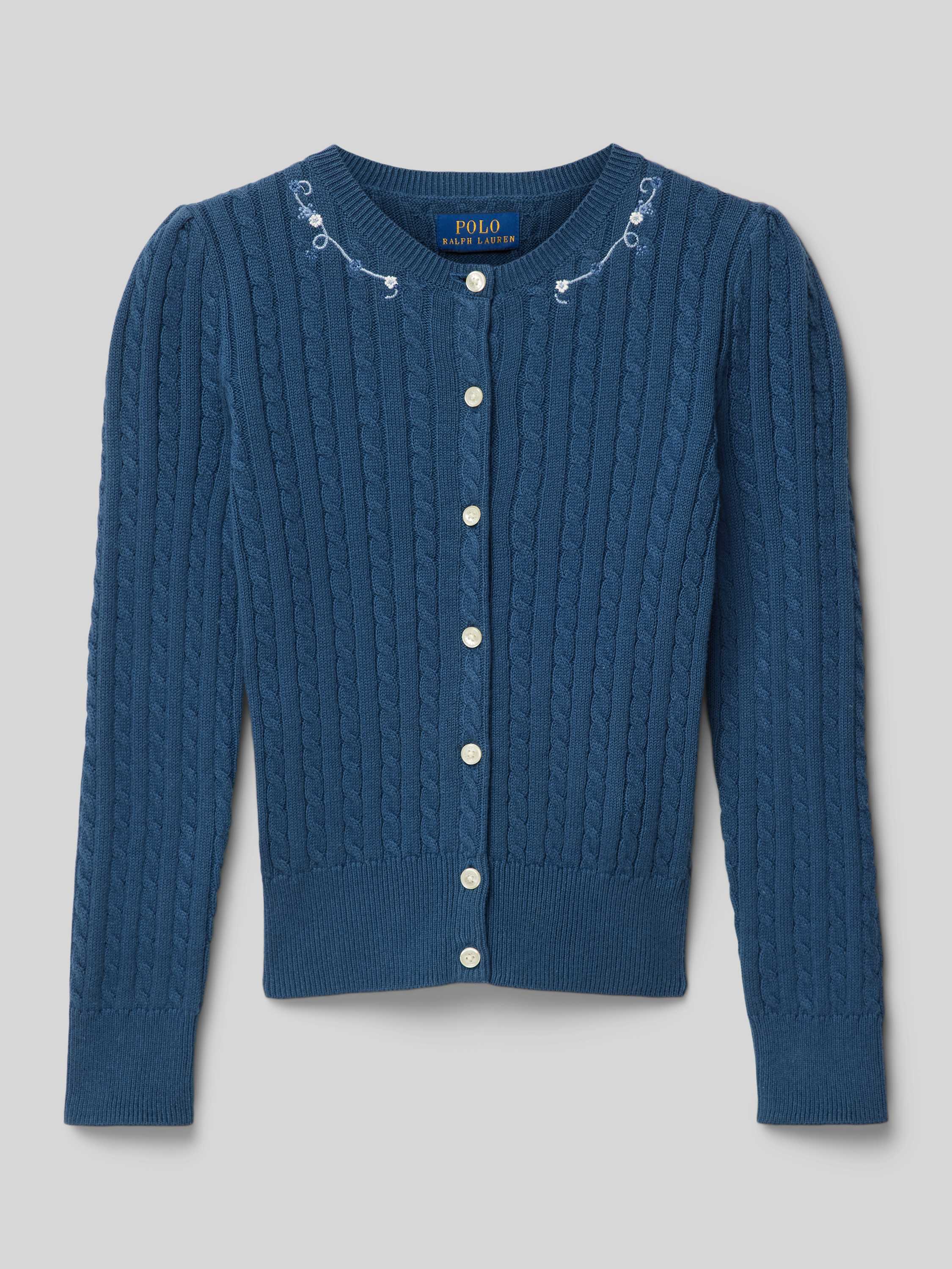 Polo Ralph Lauren Kids Cardigan met kabelpatroon