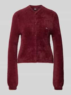 Tommy Jeans Regular fit cardigan met labelstitching model 'LOFTY'