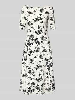 Lauren Ralph Lauren Midi-jurk met boothals model 'MUNZIE'