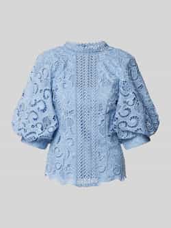 Copenhagen Muse Slim fit blouseshirt met opstaande kraag model 'LANLY'