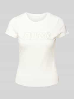 Guess T-shirt Korte Mouw T-shirt logo en cheveux de poney femme R5