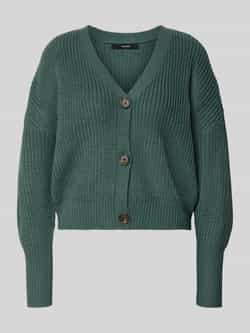 Vero Moda Loose fit gebreid jack met sierknopen model 'LEA'