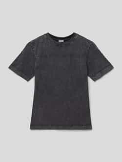 S.Oliver T-shirt zwart Jongens Katoen Ronde hals Effen 146 152