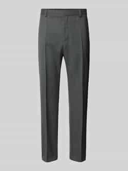HUGO Stoffen broek met bandplooien model 'Teagan'