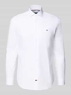 Tommy Hilfiger Tailored Slim fit zakelijk overhemd met kentkraag