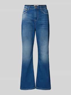 Goldgarn Korte flare cut jeans in 5-pocketmodel model 'LUISENPARK'