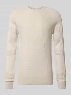 G-Star Raw Gebreide pullover met logostitching en ronde hals
